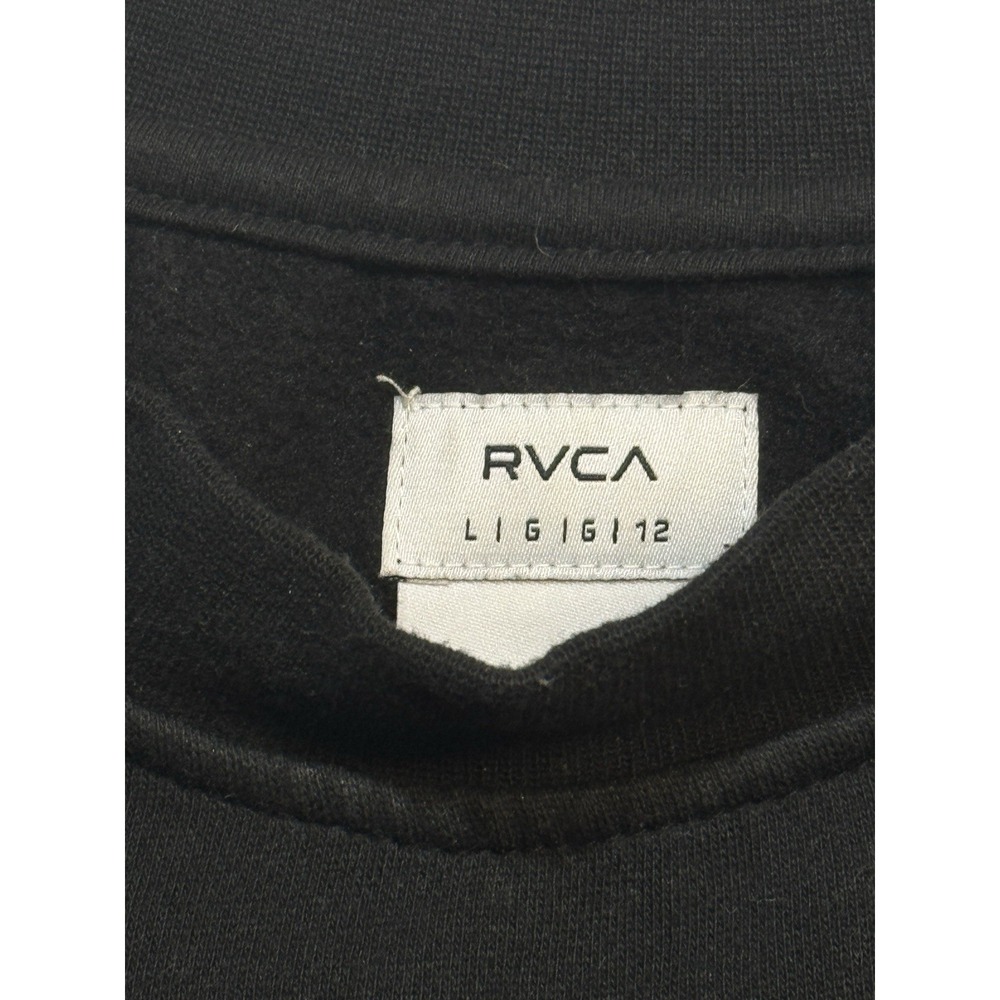 RVCA Large 12 Branded Logo Graphic Crew Neck Women's Sweatshirt - Picture 3 of 9
